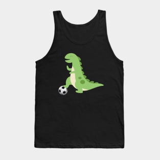 Dinosaur soccer Tank Top